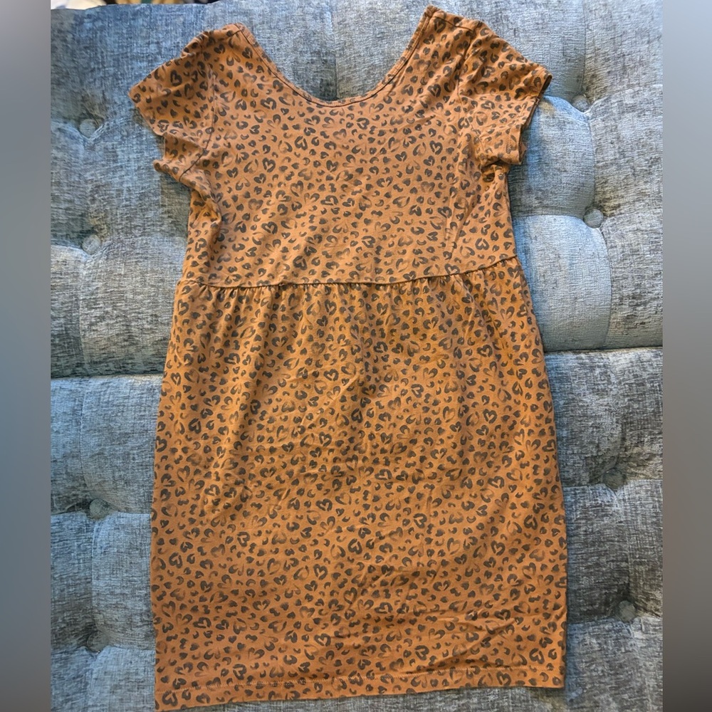 Carter's Brown Leopard Print Casual Dress
